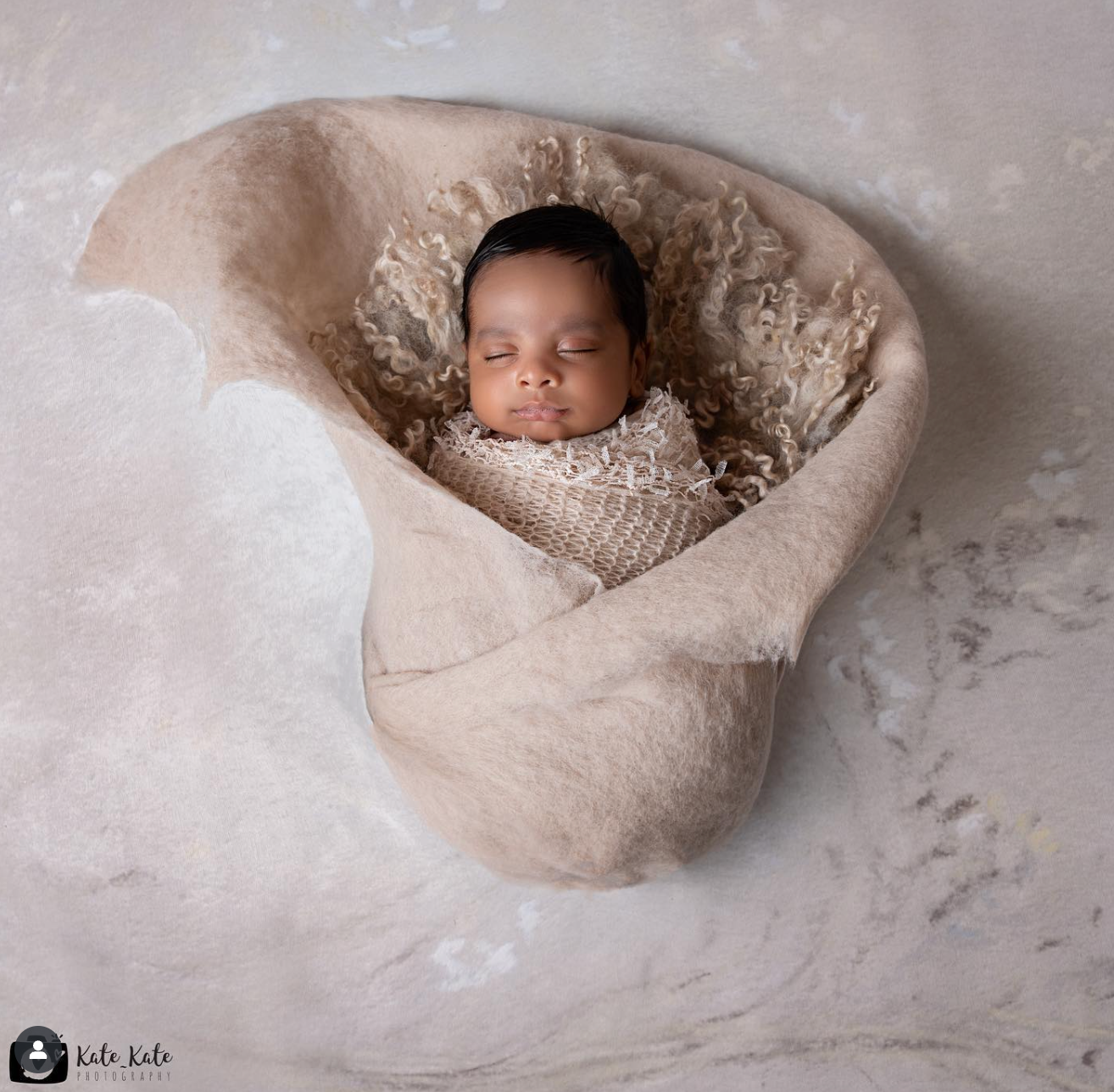 Sand/Beige Felted Wool Set