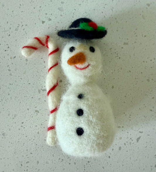 Snowman + Candy Cane Set