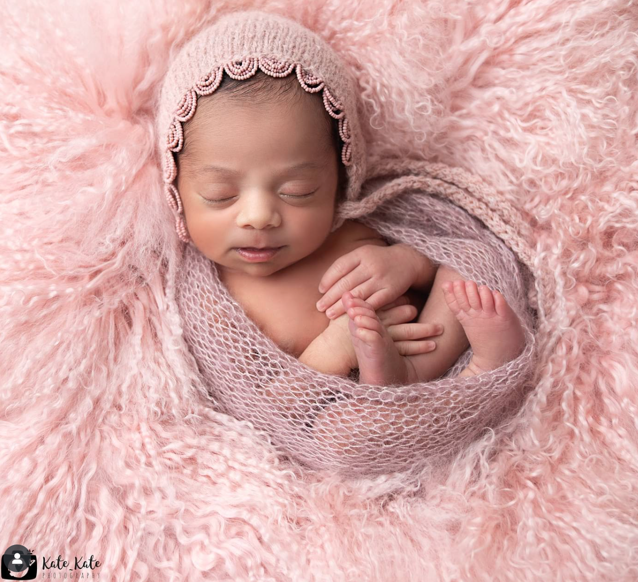 Newborn Bonnet & Wrap Set
