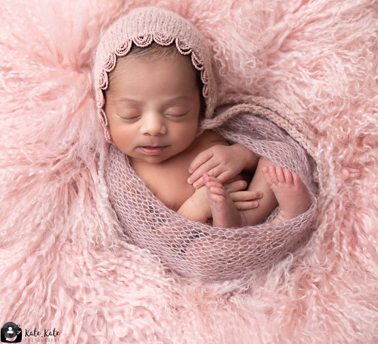 Newborn Bonnet & Wrap Set