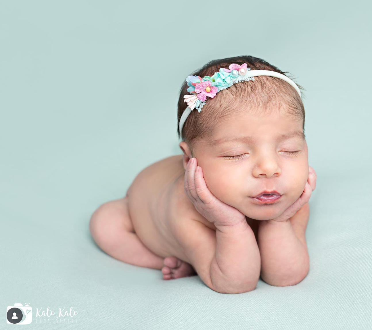 Pink Teal Headband